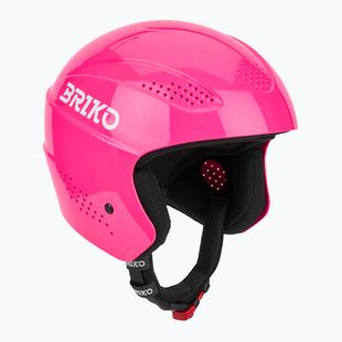 Kinder-Skihelm Briko Elias Jr shiny neon pink