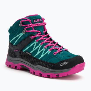 CMP Rigel Mid See / rosa fluo Junior Trekkingschuhe