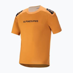 Herren Alpinestars A-Aria Polartec Switch Radtrikot dunkel gold