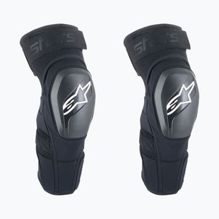 Alpinestars A-Impact Plasma Elite Shield Knee Knieprotektoren schwarz/weiss