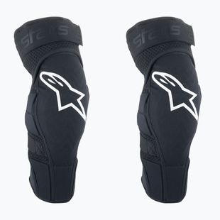 Alpinestars A-Impact Plasma Elite Knieprotektoren schwarz/weiss