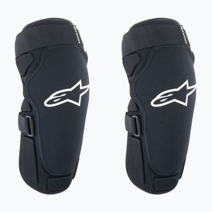 Alpinestars A-Impact Plasma Pro Knieprotektoren schwarz/weiss
