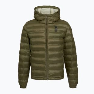 Herrenjacke Blauer USA Charles dark olive inside mist grey