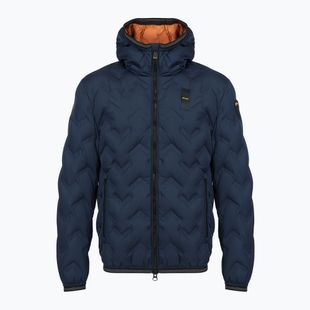 Herrenjacke Blauer USA Piery blue inside brown