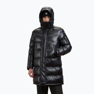 Herrenmantel Blauer USA Aldrich black inside beige