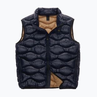 Herrenweste Blauer USA Danny black inside beige