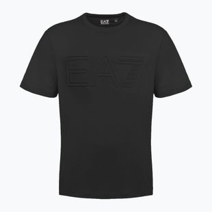 Herren EA7 Emporio Armani Logo Serie T-Shirt schwarz