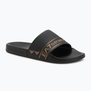 EA7 Emporio ArmaniWater Sports Tape flip-flops voll schwarz / gold