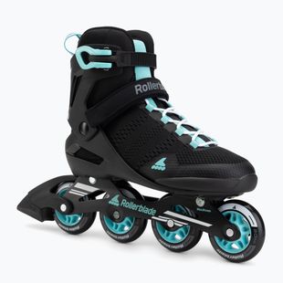 Damen Inlineskates Rollerblade Sirio 80 W black/teal blue