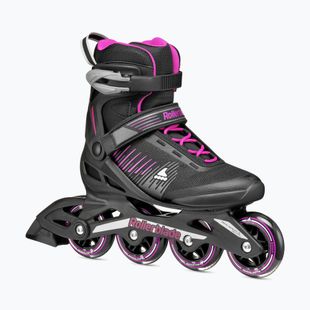 Rollerblade Zetrablade W Damen Rollschuhe schwarz/Radfahrer rosa