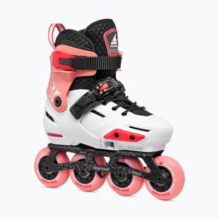 Rollerblade Apex Jr Kinder Rollschuhe platin/koralle