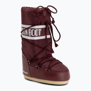 Damen-Schneestiefel Moon Boot Icon Nylon burgundy