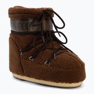 Damen-Schneestiefel Moon Boot Icon Low Fleece brown