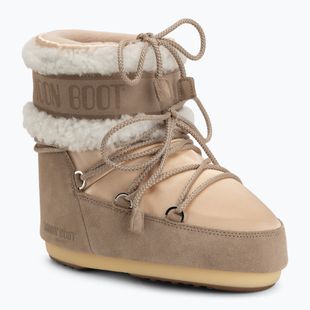 Damen-Schneestiefel Moon Boot Icon Low Pearly Plus pale peach/sand
