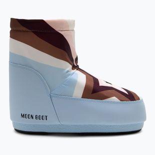 Damen-Schneestiefel Moon Boot Icon Low Nolace Comet baby blue/multicolor