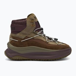 Damen-Schuhe Moon Boot Moon247 Xlace Mid cargo green/berry brown