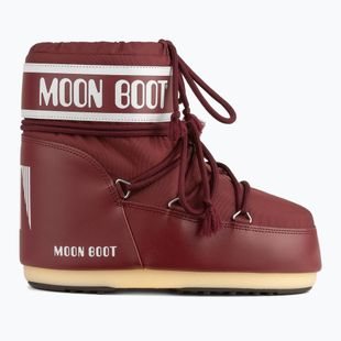 Damen-Schneestiefel Moon Boot Icon Low Nylon burgundy