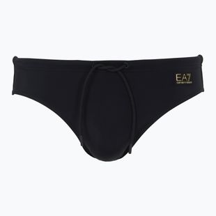 Herren EA7 Emporio Armani Gold Label Badeslip schwarz