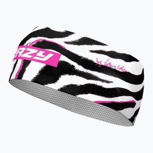 Crazy Stem schwarz/zebra Stirnband