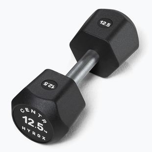 Kurzhantel Centr Urethane Dumbbell Centr x Hyrox 12,5 kg black