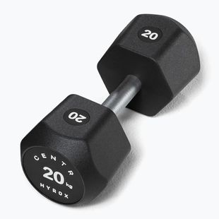 Kurzhantel Centr Urethane Dumbbell Centr x Hyrox 20 kg black