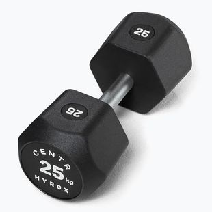 Kurzhantel Centr Urethane Dumbbell Centr x Hyrox 25 kg black