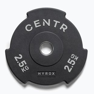 Bumper Plates Centr Olimpijski Centr x Hyrox Interlocking Bumper Plate 2 pcs black