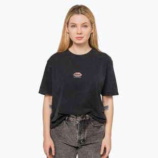 Kaotiko Washed 80'S schwarzes Damen-T-Shirt
