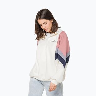 Kaotiko Nashville Damen Sweatshirt elfenbein / burg / navy / palid blau