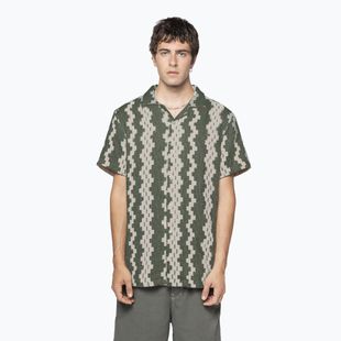 Herren Kaotiko Ethnic army / offwhite Hemd