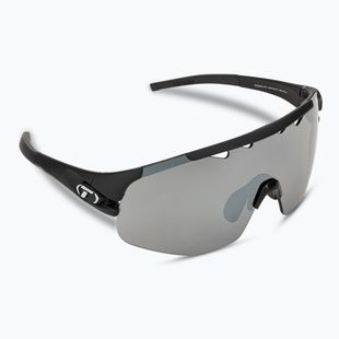 Tifosi Sledge Lite matt schwarz/rauch/ac rot/klar Fahrradbrille