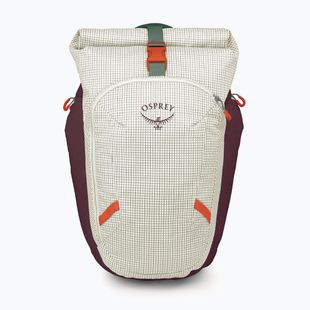 Cityrucksack Osprey Transporter Roll Top 30 l mystery white/moody burgundy