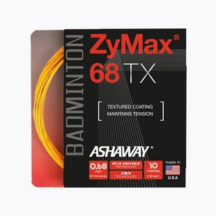 Badmintonsaite ASHAWAY ZyMax 68 TX - Satz orange