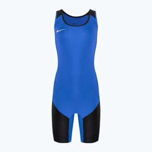 Damen-Ringertrikot Nike Weightlifting Singlet royal/black