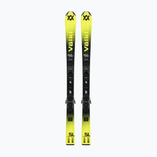 Kinderski Völkl Racetiger Jr Yellow + Bindungen 7.0 VMotion Jr 130-160 cm black