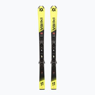 Kinder-Alpinski mit Bindung Völkl Racetiger Jr Yellow+7.0 VMotion Jr 130-160 cm