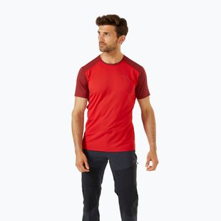 Shirt Herren Rab Force ascent red/oxblood red