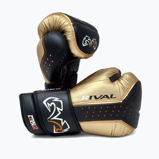 Rival RB10 Intelli-Shock Bag Boxhandschuhe schwarz/gold