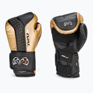 Rival RB10 Intelli-Shock Bag Boxhandschuhe schwarz/gold