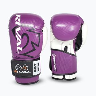 Rival RB7 Fitness Plus Bag lila/weiße Boxhandschuhe