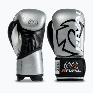 Boxhandschuhe Rival RB7 Fitness Plus Bag silver/black