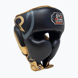 Rival RHG100 Professional Boxhelm Kopfbedeckung schwarz/gold