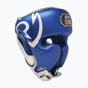 Rival RHG100 Professional Headgear blau/silberner Boxhelm
