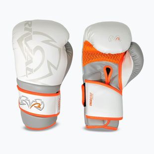 Boxhandschuhe Rival Impulse Sparring Gloves Gants white/orange