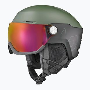 Skihelm Bollé V-Ryft Pure sun forest matte/photochromic red
