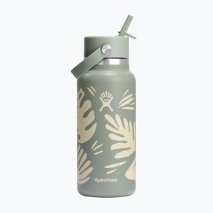 Thermosflasche Hydro Flask Wide Flex Straw 945 ml botanical bliss/agave