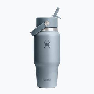 Thermosflasche Hydro Flask Wide Flex Straw Travel 621 ml shale grey