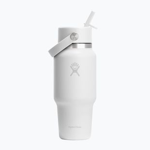 Thermoflasche Hydro Flask Wide Flex Straw Travel 621 ml white