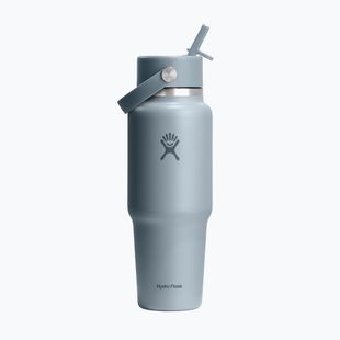 Thermoflasche Hydro Flask Wide Flex Straw Travel 946 ml shale grey