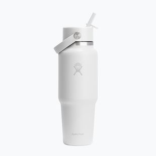 Isolierflasche Hydro Flask Wide Flex Straw Travel 946 ml white